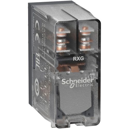 Schneider RXG25F7 Zelio RXG Interfész relé, 2CO, 5A, 120VAC