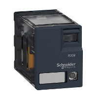 Schneider RXM4GB3P7 Zelio RXM miniatűr relé, 4CO, 3A, 230VAC, LED, alacsony szintű