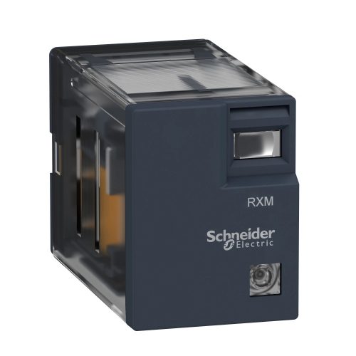 Schneider Electric RXM4LB2P7 Zelio Easy RXM miniatűr relé, 4CO, 3A, 230VAC, LED