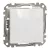 Schneider Electric SDD111101 egypólusú kapcsoló (101), fehér burkolattal, rugós bekötés, kerét nélkül, süllyesztett, 10A 250V IP20 (Sedna Design / Elements)