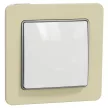 Schneider Electric SDD111101 egypólusú kapcsoló (101), fehér burkolattal, rugós bekötés, kerét nélkül, süllyesztett, 10A 250V IP20 (Sedna Design / Elements)