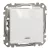 Schneider Electric SDD111102N kétpólusú kapcsoló (102), fehér burkolattal, piros ellenőrzőfénnyel, rugós bekötés, kerét nélkül, süllyesztett, 10A 250V IP20 (Sedna Design / Elements)