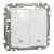 Schneider Electric SDD111104 redőnykapcsoló, fehér burkolattal, rugós bekötés, kerét nélkül, süllyesztett, 10A 250V IP20 (Sedna Design / Elements)
