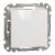 Schneider Electric SDD111106 váltókapcsoló (106), fehér burkolattal, rugós bekötés, kerét nélkül, süllyesztett, 10A 250V IP20 (Sedna Design / Elements)