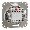 Schneider Electric SDD111106 váltókapcsoló (106), fehér burkolattal, rugós bekötés, kerét nélkül, süllyesztett, 10A 250V IP20 (Sedna Design / Elements)