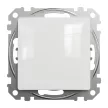 Schneider Electric SDD111107 keresztkapcsoló (107), fehér burkolattal, rugós bekötés, kerét nélkül, süllyesztett, 10A 250V IP20 (Sedna Design / Elements)