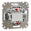 Schneider Electric SDD111107 keresztkapcsoló (107), fehér burkolattal, rugós bekötés, kerét nélkül, süllyesztett, 10A 250V IP20 (Sedna Design / Elements)