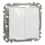 Schneider Electric SDD111108 kettős váltóérintkezős kapcsoló (106+6), fehér burkolattal, rugós bekötés, kerét nélkül, süllyesztett, 10A 250V IP20 (Sedna Design / Elements)