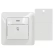 Schneider Electric SDD111121 kártyás kapcsoló, fehér burkolattal, rugós bekötés, kerét nélkül, süllyesztett, 10A 250V IP20 (Sedna Design / Elements)