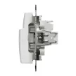 Schneider Electric SDD111121 kártyás kapcsoló, fehér burkolattal, rugós bekötés, kerét nélkül, süllyesztett, 10A 250V IP20 (Sedna Design / Elements)