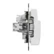 Schneider Electric SDD111121 kártyás kapcsoló, fehér burkolattal, rugós bekötés, kerét nélkül, süllyesztett, 10A 250V IP20 (Sedna Design / Elements)