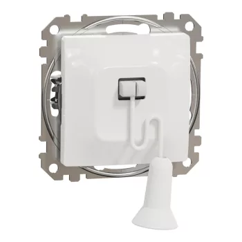   Schneider Electric SDD111122 Húzózsinóros nyomó, fehér burkolattal, rugós bekötés, keret nélkül, süllyesztett, 10A 250V IP20 (Sedna Design / Elements)