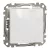 Schneider Electric SDD111166 váltókapcsoló (106), fehér burkolattal, rugós bekötés, kerét nélkül, süllyesztett, 16A 250V IP20 (Sedna Design / Elements)
