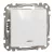 Schneider Electric SDD111166L váltókapcsoló (106), fehér burkolattal, kék jelzőfénnyel, rugós bekötés, kerét nélkül, süllyesztett, 16A 250V IP20 (Sedna Design / Elements)