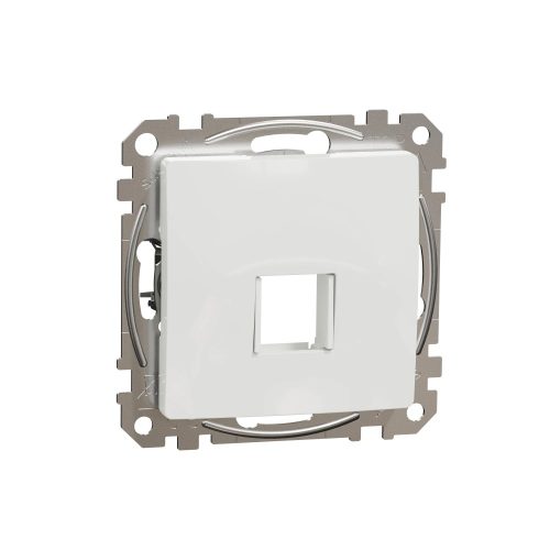 Schneider Electric SDD111421 Egyes adapter Keystone (RJ45, RJ11, HDMI, VGA) csatlakozóhoz, fehér burkolattal, keret nélkül (Sedna Design / Elements)