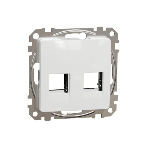 Schneider Electric SDD111442C Dupla adapter RDM betétekhez, fehér burkolattal, keret nélkül (Sedna Design / Elements)