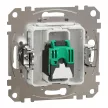Schneider Electric SDD111451 Informatikai csatlakozóaljzat 1xRJ45, Cat5e UTP, fehér burkolattal, keret nélkül, csavaros bekötés (Sedna Design / Elements)