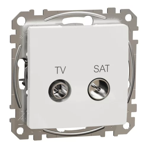 Schneider Sedna SDD111471S TV/SAT aljzat végzáró 4 dB fehér