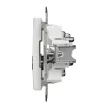 Schneider Electric SDD111474S átmenő TV-SAT csatlakozóaljzat 7 dB(TV) 3 dB (SAT), fehér burkolattal, keret nélkül, csavaros bekötés (Sedna Design / Elements)