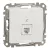 Schneider Electric SDD111491 telefoncsatlakozó 1xRJ11, fehér burkolattal, keret nélkül, csavaros bekötés (Sedna Design / Elements)