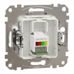 Schneider Electric SDD111491 telefoncsatlakozó 1xRJ11, fehér burkolattal, keret nélkül, csavaros bekötés (Sedna Design / Elements)