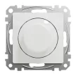 Schneider Electric SDD111502 Forgatógombos LED fényerő-szabályozó, univerzális 5-200 W, 230 V AC, fehér burkolattal, keret nélkül, csavaros bekötés (Sedna Design / Elements)