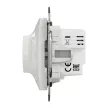 Schneider Electric SDD111502 Forgatógombos LED fényerő-szabályozó, univerzális 5-200 W, 230 V AC, fehér burkolattal, keret nélkül, csavaros bekötés (Sedna Design / Elements)