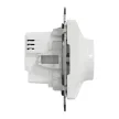 Schneider Electric SDD111502 Forgatógombos LED fényerő-szabályozó, univerzális 5-200 W, 230 V AC, fehér burkolattal, keret nélkül, csavaros bekötés (Sedna Design / Elements)