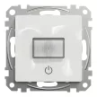 Schneider Electric SDD111504 Nyomógombos mozgásérzékelő, fehér burkolattal, keret nélkül, 10 A 230 V AC, 160°, csavaros bekötés (Sedna Design / Elements)