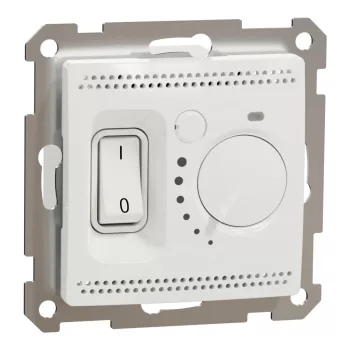   Schneider Electric SDD111507 Szobatermosztát padlófűtéshez, fehér burkolattal, keret nélkül, 16 A 230 V AC, csavaros bekötés (Sedna Design / Elements)