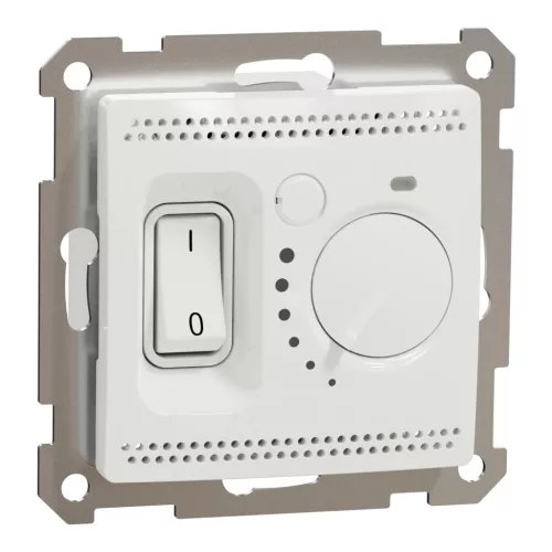 Schneider Electric SDD111507 Szobatermosztát padlófűtéshez, fehér burkolattal, keret nélkül, 16 A 230 V AC, csavaros bekötés (Sedna Design / Elements)