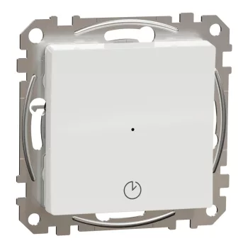   Schneider Electric SDD111508 időkapcsoló, fehér burkolattal, csavaros bekötés, kerét nélkül, süllyesztett, 10A 250V IP20 (Sedna Design / Elements)