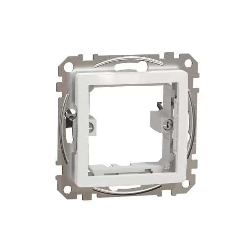 Schneider Sedna SDD111905 45x45 adapter szerelőlap fehér rögzítőkeret hosszú karmokkal