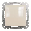 Schneider Electric SDD112101 egypólusú kapcsoló (101), bézs burkolattal, rugós bekötés, kerét nélkül, süllyesztett, 10A 250V IP20 (Sedna Design / Elements)