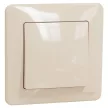Schneider Electric SDD112101 egypólusú kapcsoló (101), bézs burkolattal, rugós bekötés, kerét nélkül, süllyesztett, 10A 250V IP20 (Sedna Design / Elements)