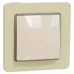 Schneider Electric SDD112101 egypólusú kapcsoló (101), bézs burkolattal, rugós bekötés, kerét nélkül, süllyesztett, 10A 250V IP20 (Sedna Design / Elements)
