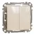 Schneider Electric SDD112105 csillárkapcsoló (105), bézs burkolattal, rugós bekötés, kerét nélkül, süllyesztett, 10A 250V IP20 (Sedna Design / Elements)
