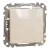 Schneider Electric SDD112116 váltóérintkezős nyomó (N106), bézs burkolattal, rugós bekötés, kerét nélkül, süllyesztett, 10A 250V IP20 (Sedna Design / Elements)