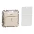 Schneider Electric SDD112121 kártyás kapcsoló, bézs burkolattal, rugós bekötés, kerét nélkül, süllyesztett, 10A 250V IP20 (Sedna Design / Elements)