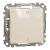 Schneider Electric SDD112162 kétpólusú kapcsoló (102), bézs burkolattal, rugós bekötés, kerét nélkül, süllyesztett, 16A 250V IP20 (Sedna Design / Elements)