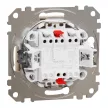 Schneider Electric SDD112162 kétpólusú kapcsoló (102), bézs burkolattal, rugós bekötés, kerét nélkül, süllyesztett, 16A 250V IP20 (Sedna Design / Elements)
