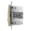Schneider Electric SDD112404 Dupla USB töltő A+C típusú 3A - 45W, bézs burkolattal, keret nélkül, csavaros bekötés (Sedna Design / Elements)