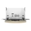 Schneider Electric SDD112404 Dupla USB töltő A+C típusú 3A - 45W, bézs burkolattal, keret nélkül, csavaros bekötés (Sedna Design / Elements)