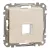 Schneider Electric SDD112421 Egyes adapter Keystone (RJ45, RJ11, HDMI, VGA) csatlakozóhoz, bézs burkolattal, keret nélkül (Sedna Design / Elements)