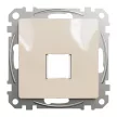 Schneider Electric SDD112421 Egyes adapter Keystone (RJ45, RJ11, HDMI, VGA) csatlakozóhoz, bézs burkolattal, keret nélkül (Sedna Design / Elements)