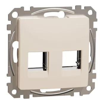   Schneider Electric SDD112442C Dupla adapter RDM betétekhez, bézs burkolattal, keret nélkül (Sedna Design / Elements)