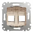 Schneider Sedna SDD112442C 2xRJ45 adapter RDM betétekhez bézs