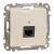 Schneider Electric SDD112451 Informatikai csatlakozóaljzat 1xRJ45, Cat5e UTP, bézs burkolattal, keret nélkül, csavaros bekötés (Sedna Design / Elements)