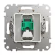 Schneider Electric SDD112451 Informatikai csatlakozóaljzat 1xRJ45, Cat5e UTP, bézs burkolattal, keret nélkül, csavaros bekötés (Sedna Design / Elements)