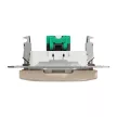 Schneider Electric SDD112451 Informatikai csatlakozóaljzat 1xRJ45, Cat5e UTP, bézs burkolattal, keret nélkül, csavaros bekötés (Sedna Design / Elements)
